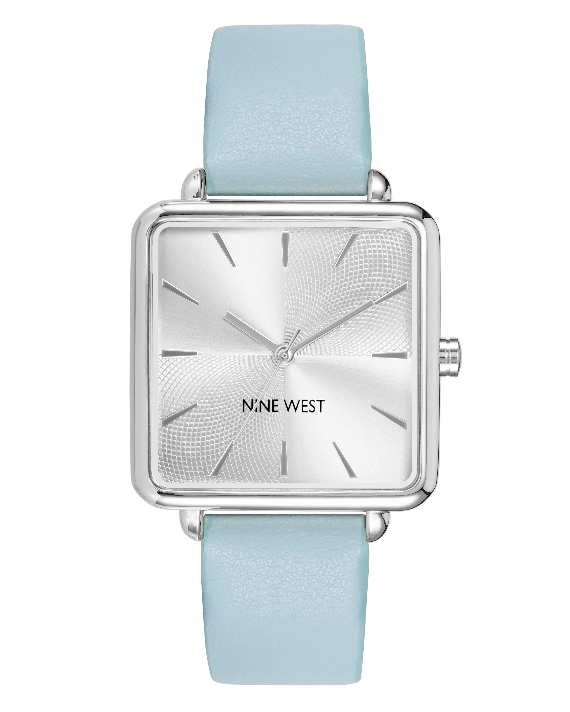 Square Case Smooth Strap Watch