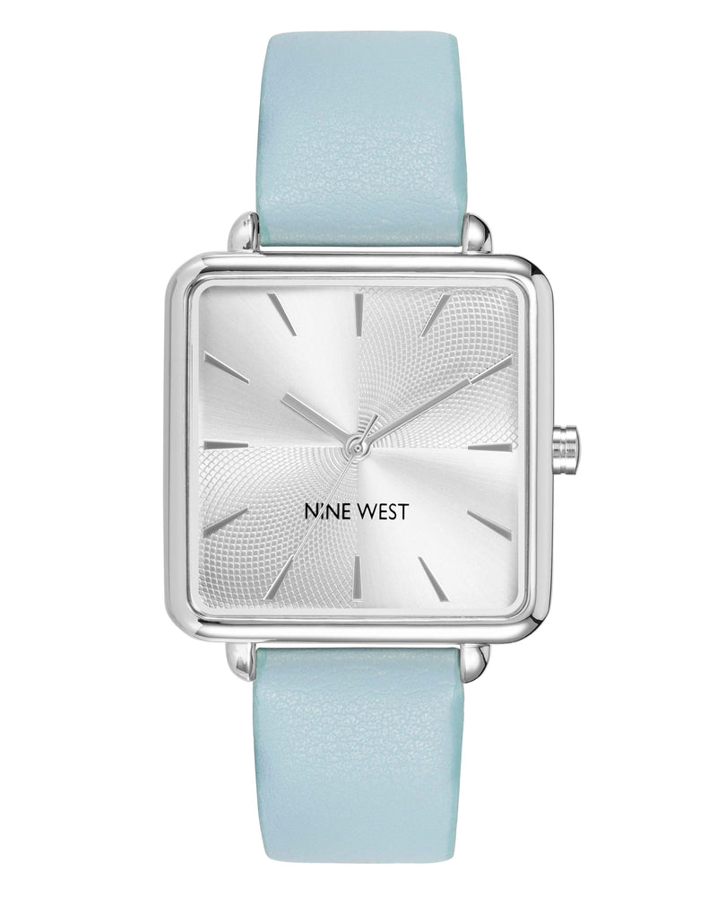 Square Case Smooth Strap Watch