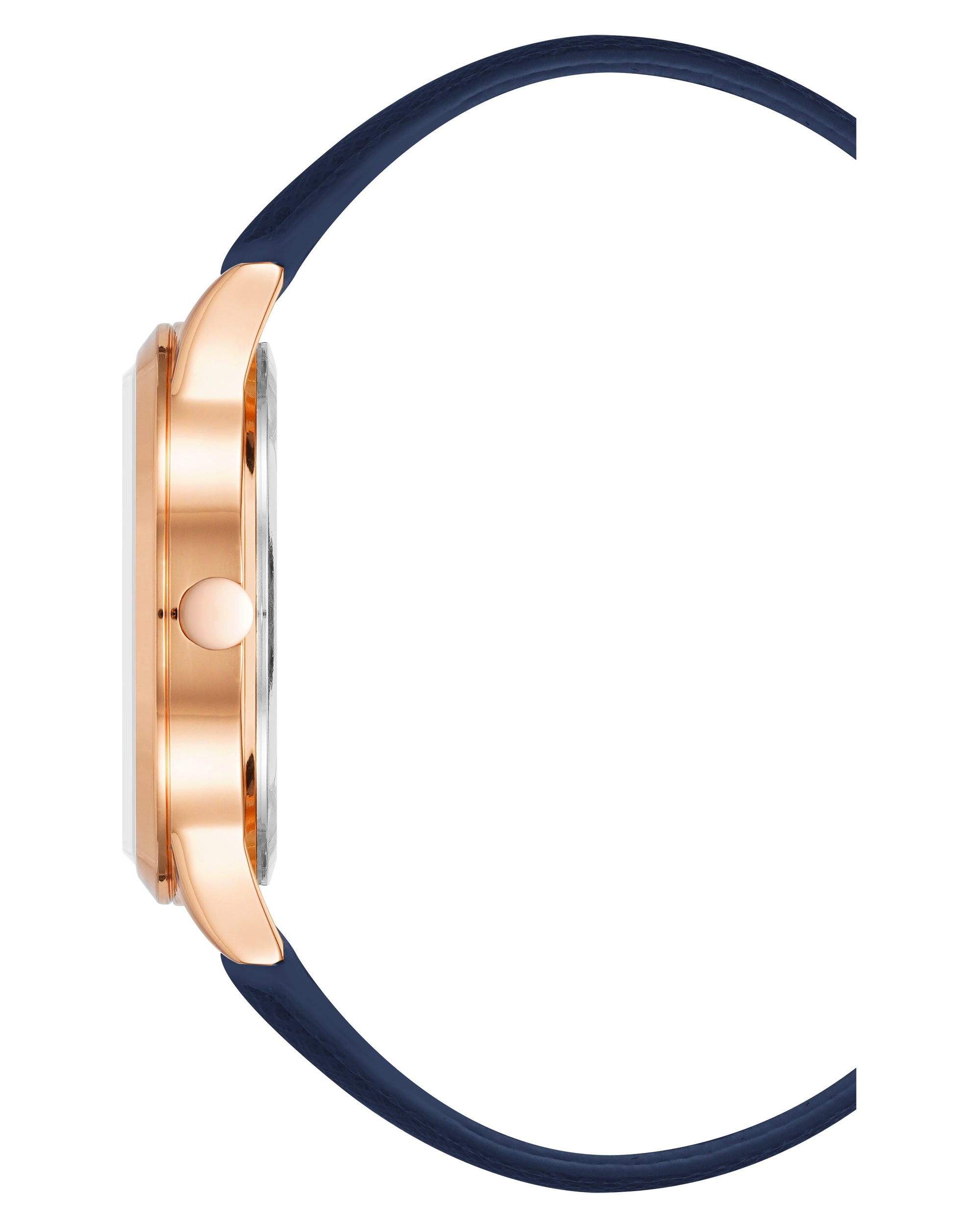 Navy Textured Strap Watch