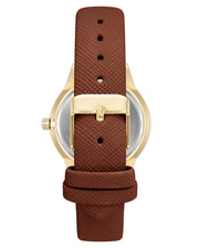Saffiano Strap Watch