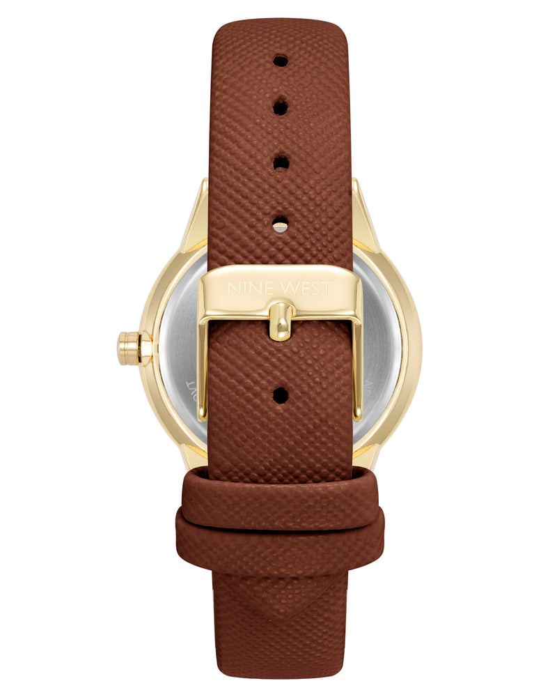 Saffiano Strap Watch