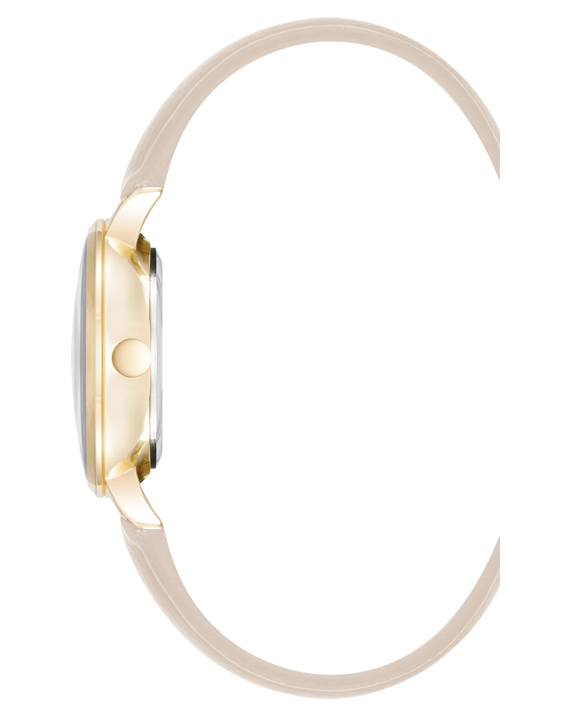 Crystal Accented Dial Strap Watch