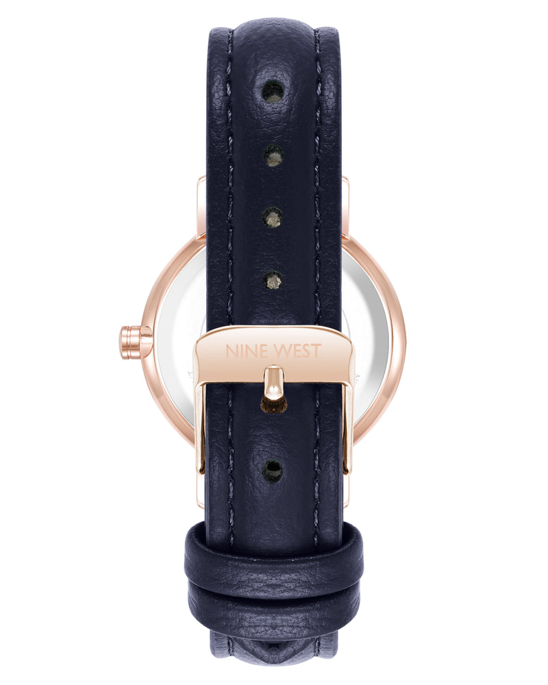 Crystal Accented Dial Strap Watch