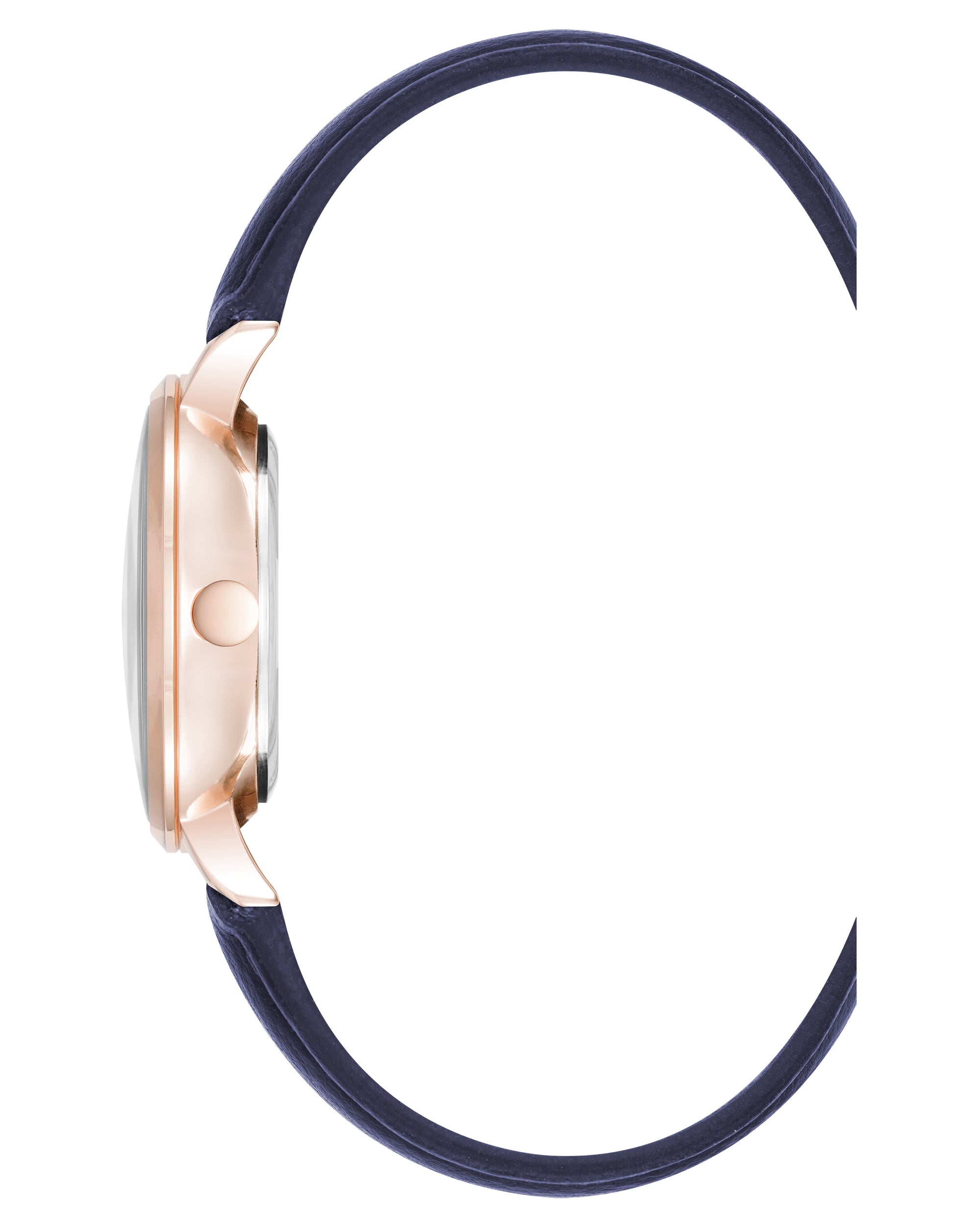 Crystal Accented Dial Strap Watch