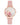 Floral Design Dial Strap Watch