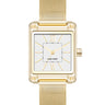 Mesh Bracelet Watch with Rectangular Case