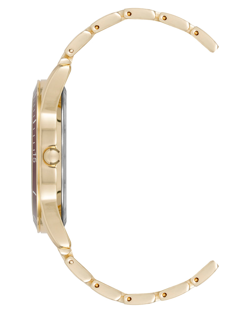 Burgundy Bezel Watch