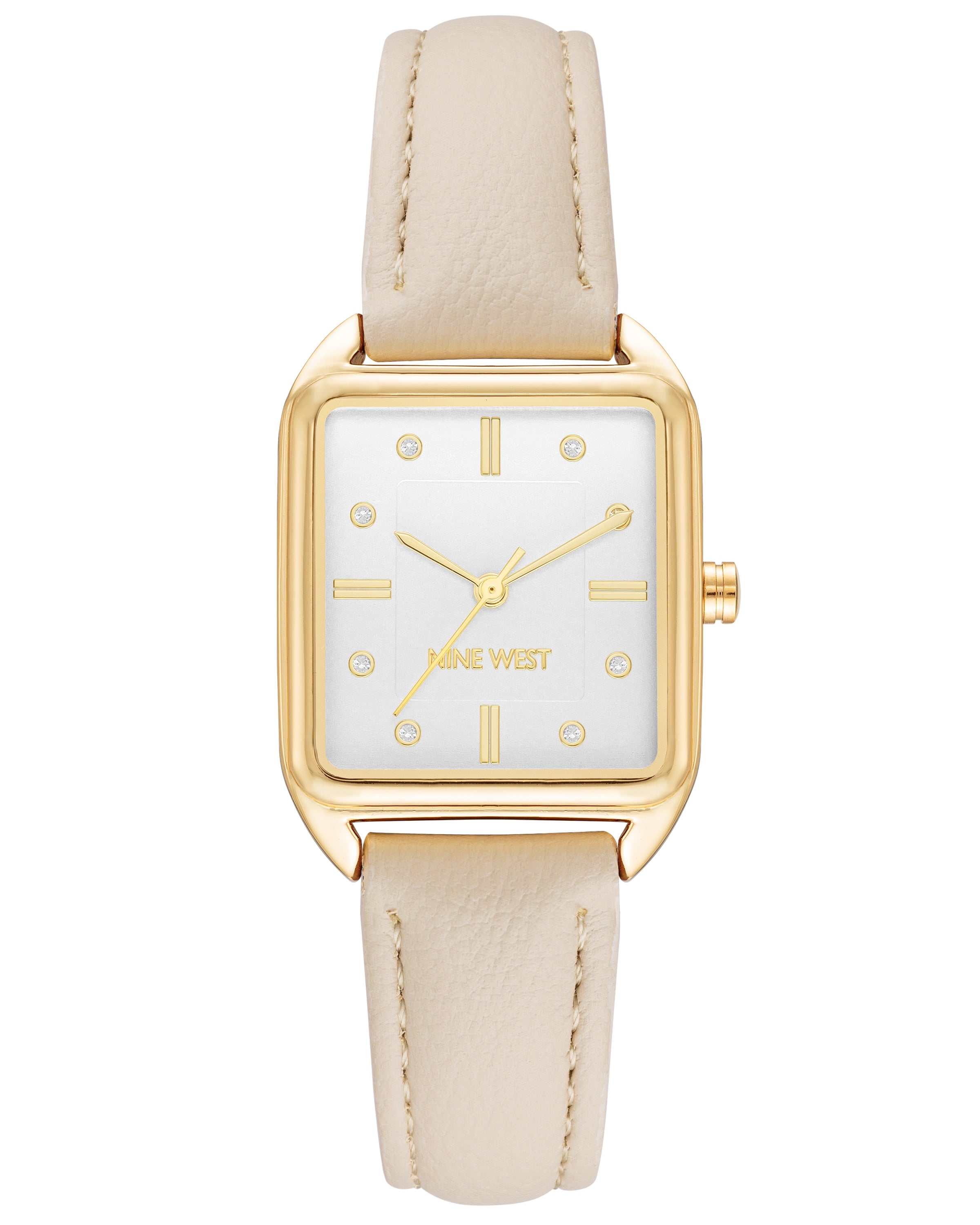 Rectangular Case Strap Watch