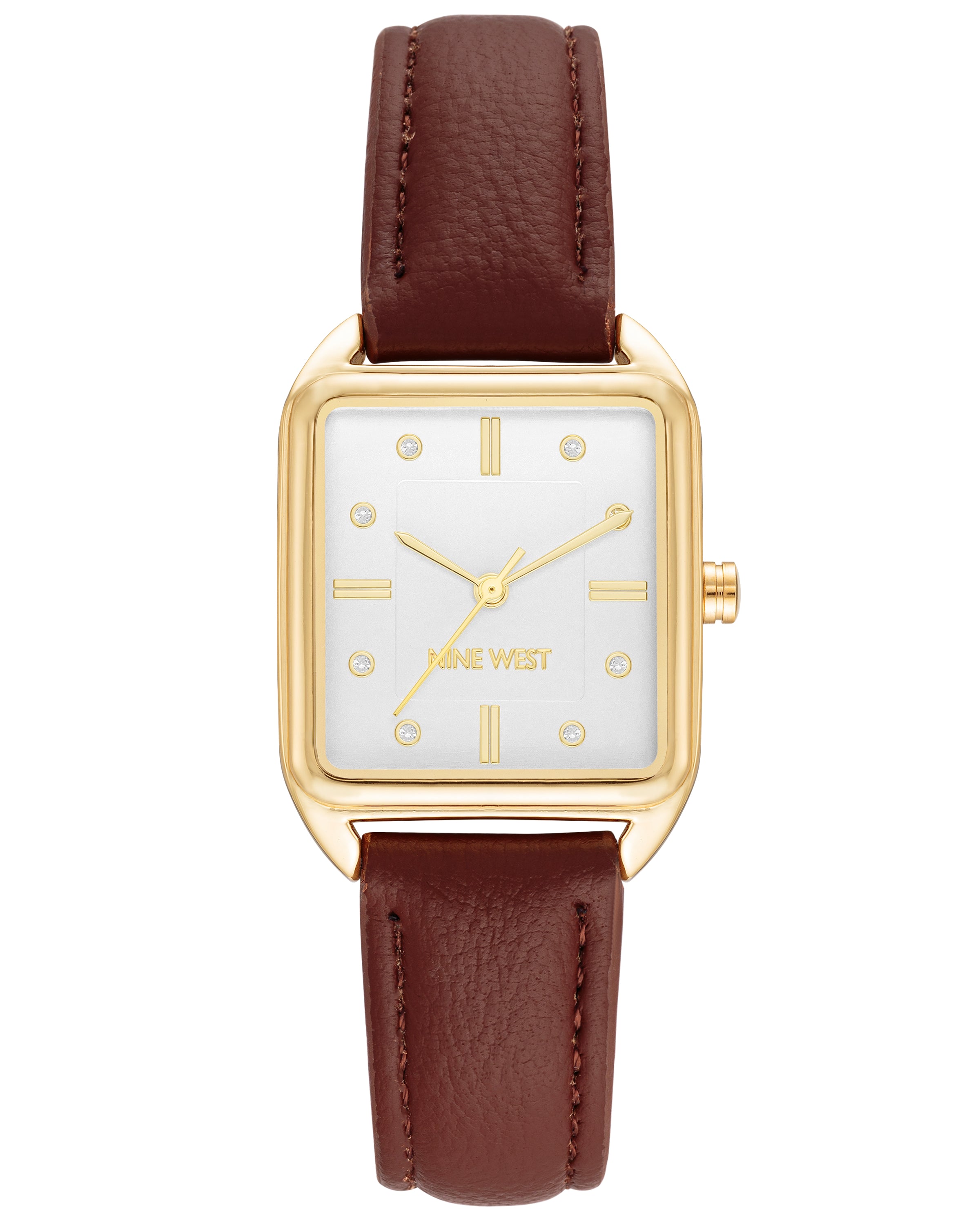 Rectangular Case Strap Watch