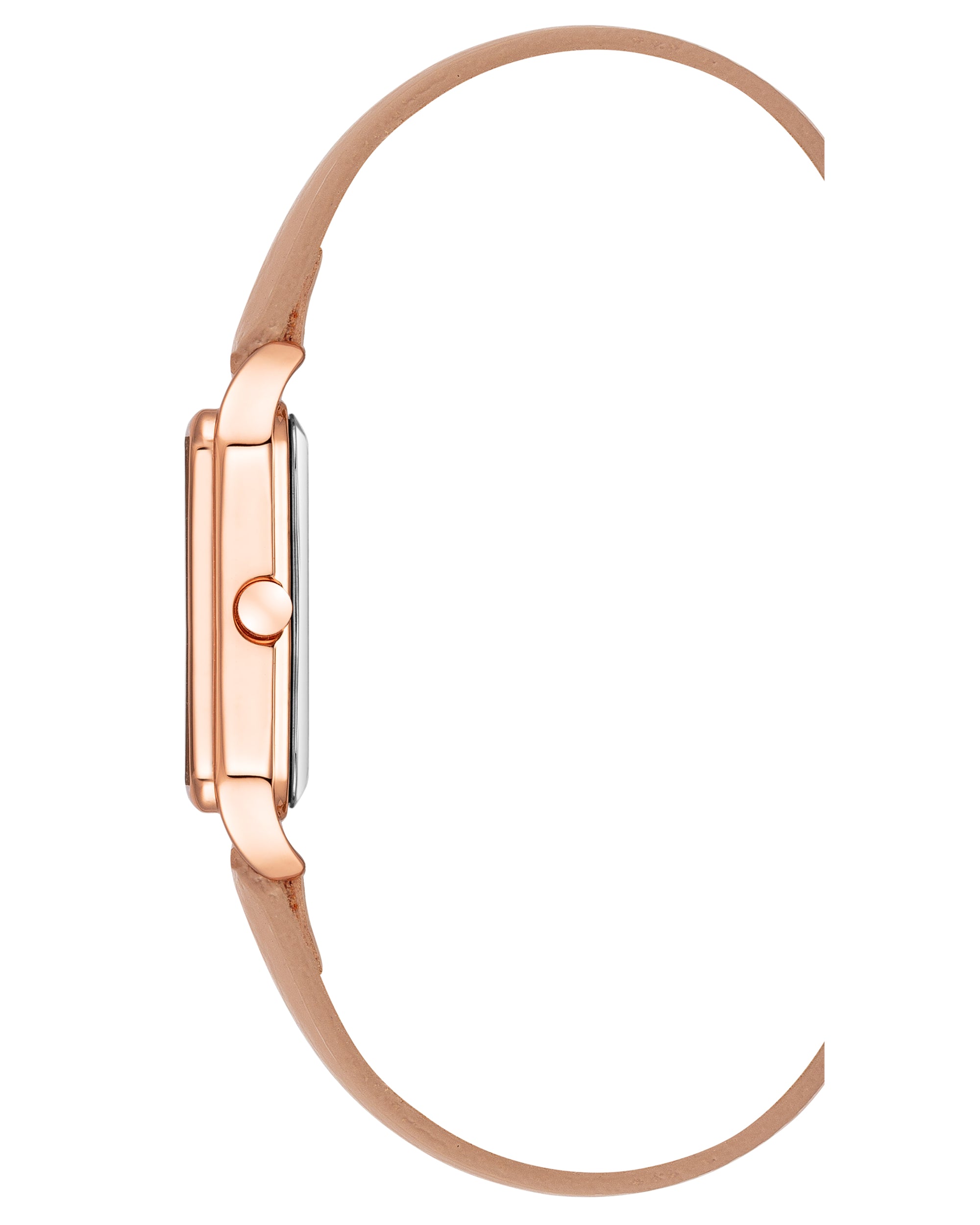 Rectangular Case Strap Watch