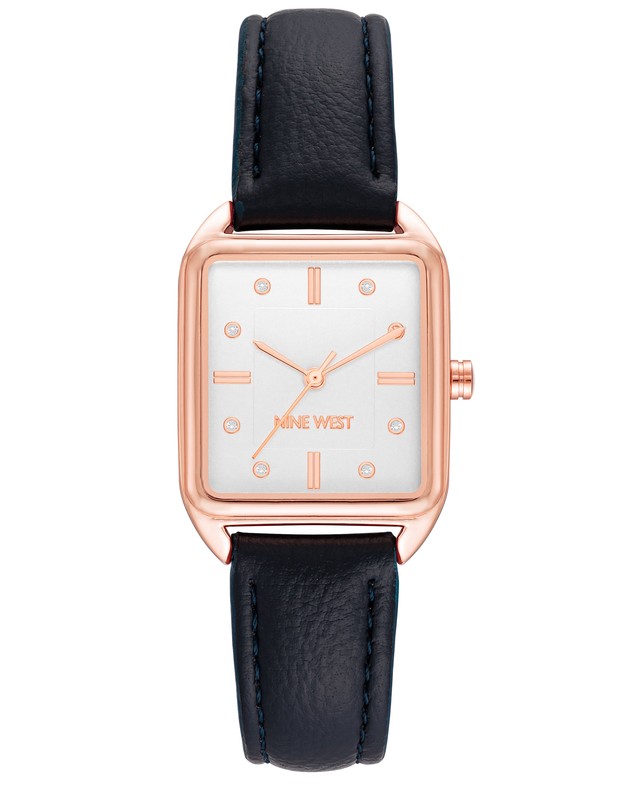 Rectangular Case Strap Watch