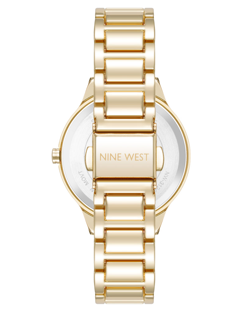 Textured Bezel Bracelet Watch