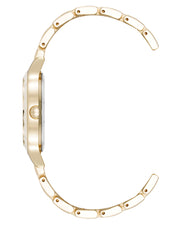 Textured Bezel Bracelet Watch