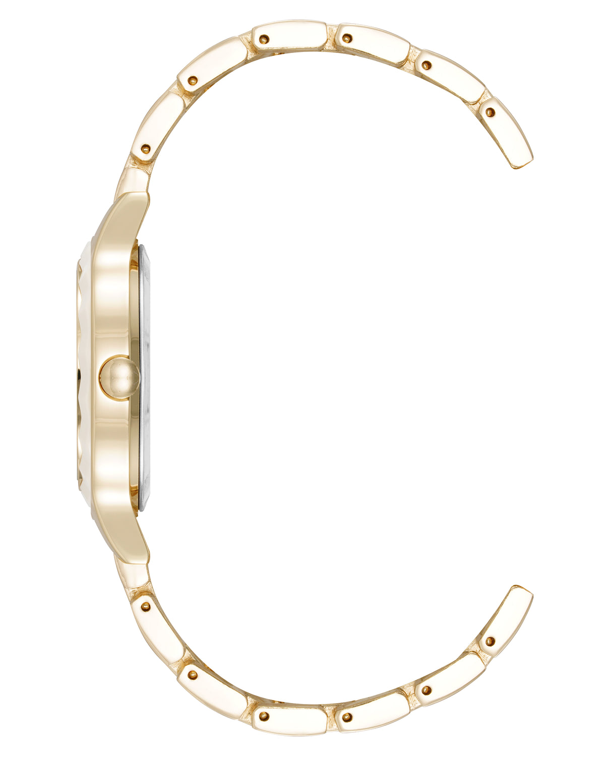 Textured Bezel Bracelet Watch
