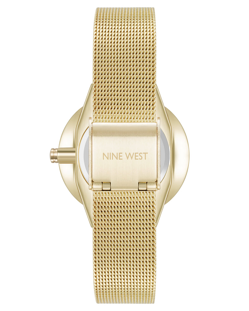 Round Case Mesh Bracelet Watch