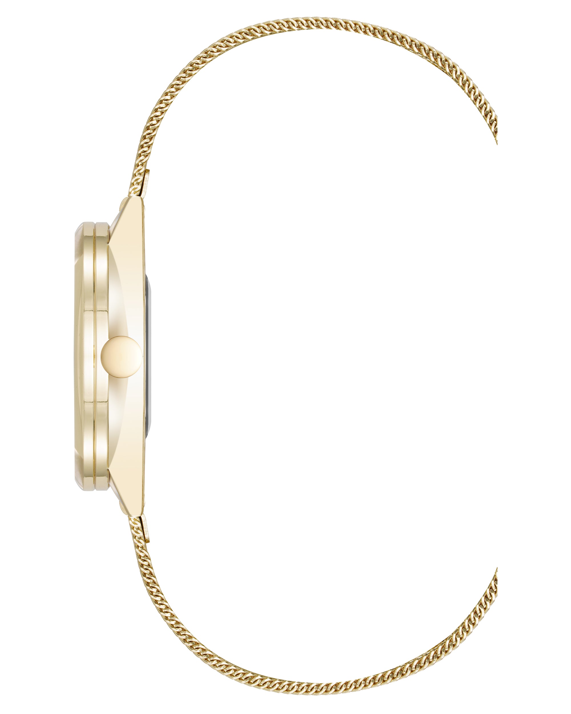 Round Case Mesh Bracelet Watch
