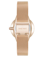 Round Case Mesh Bracelet Watch