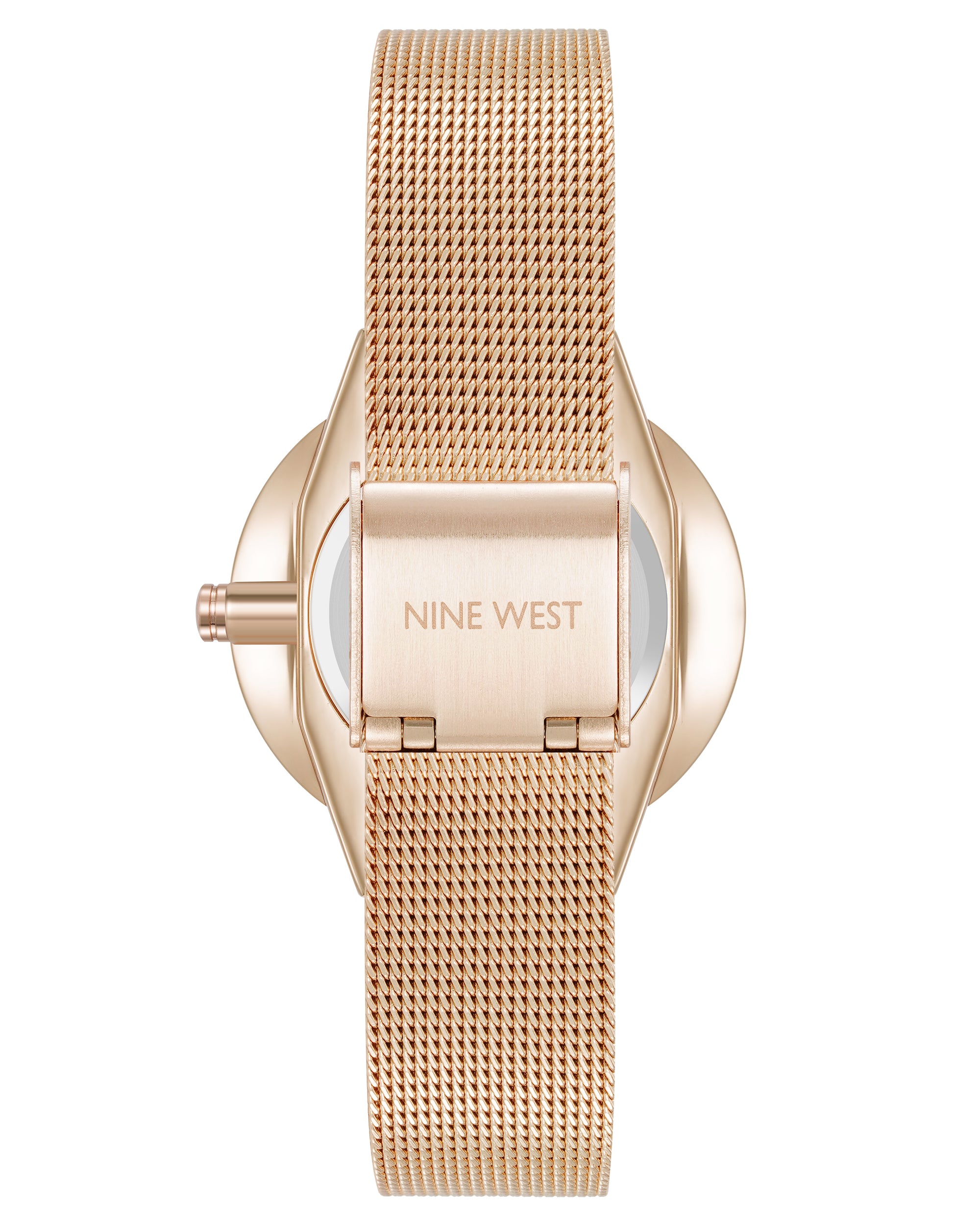 Round Case Mesh Bracelet Watch