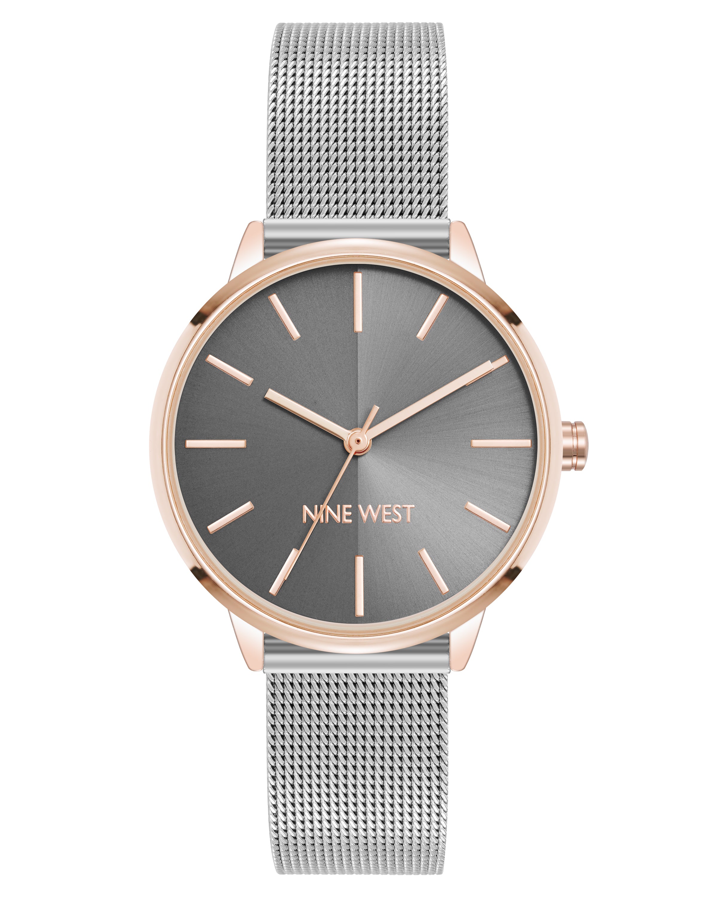 Round Case Mesh Bracelet Watch