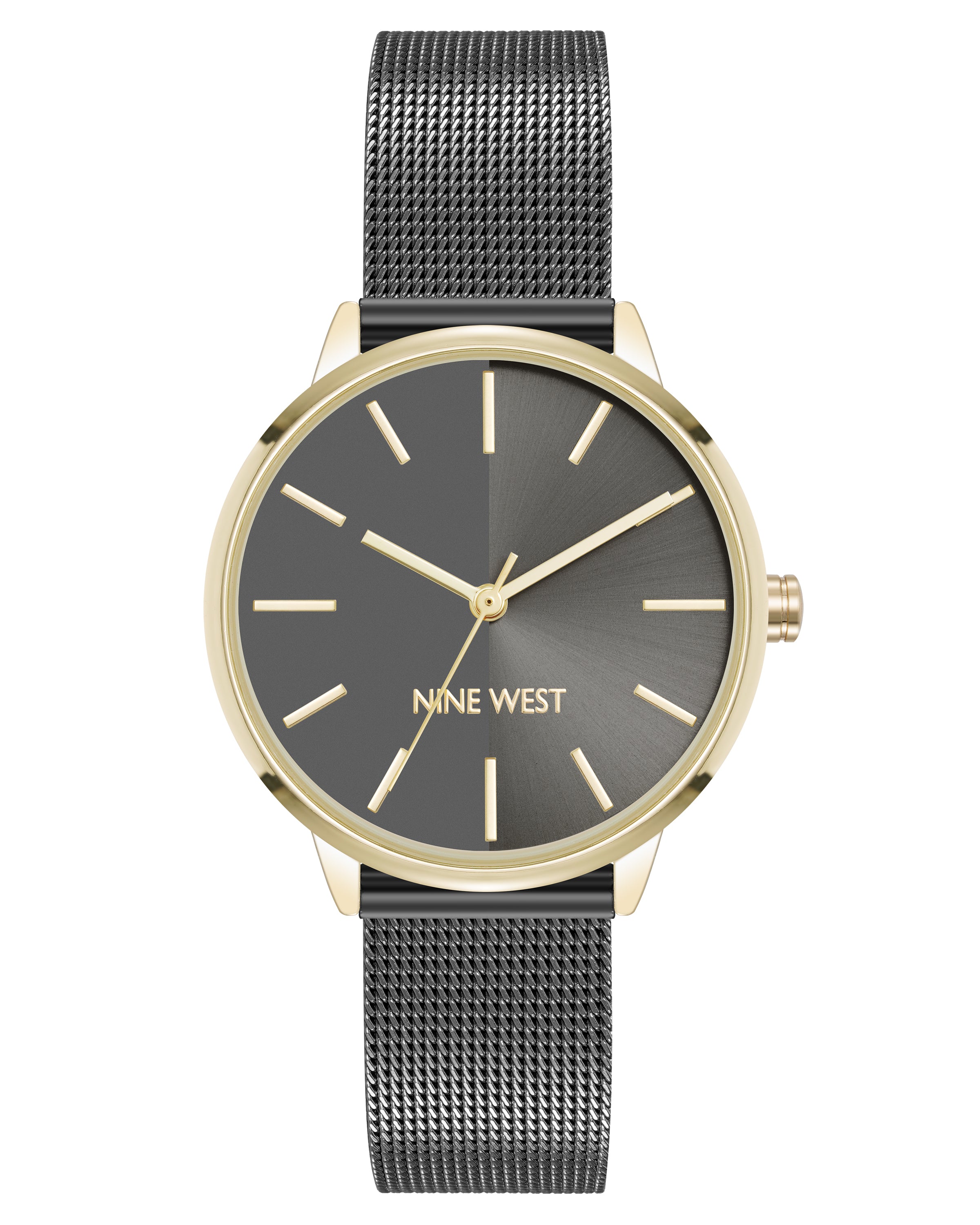 Round Case Mesh Bracelet Watch