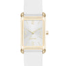 Saffiano Strap Rectangular Watch