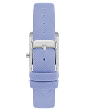 Saffiano Strap Rectangular Watch