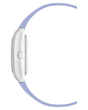 Saffiano Strap Rectangular Watch