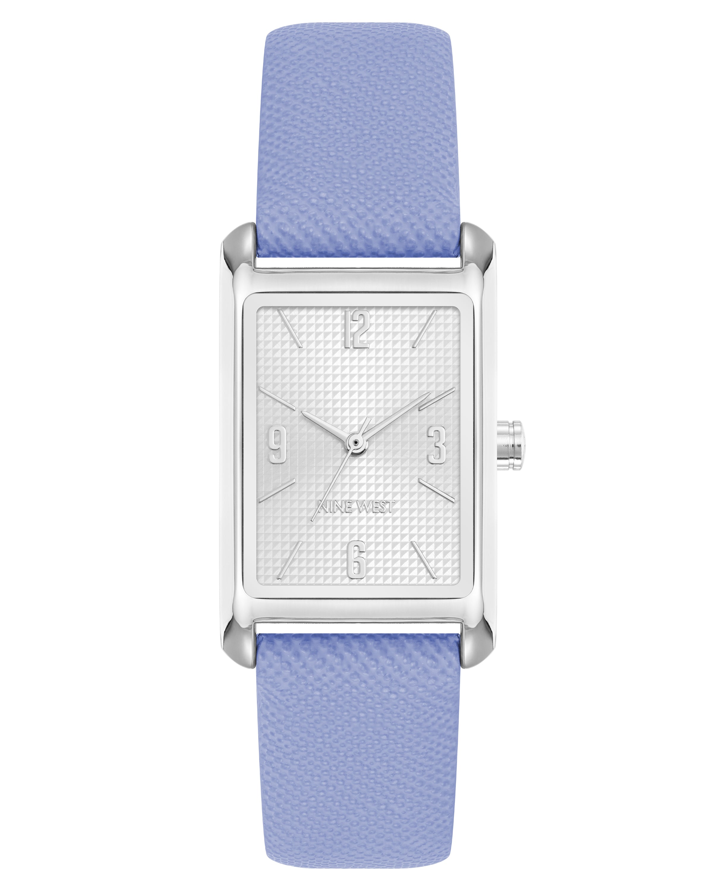 Saffiano Strap Rectangular Watch