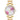 Pink Flower Dial Watch