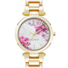 Pink Flower Dial Watch