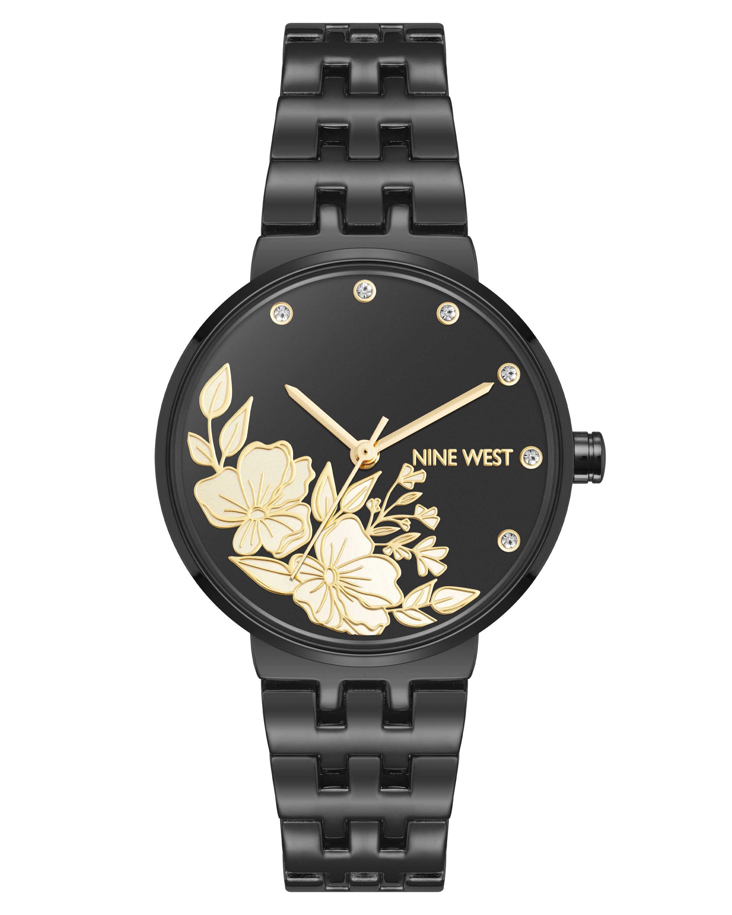 Elegant Floral Dial Watch