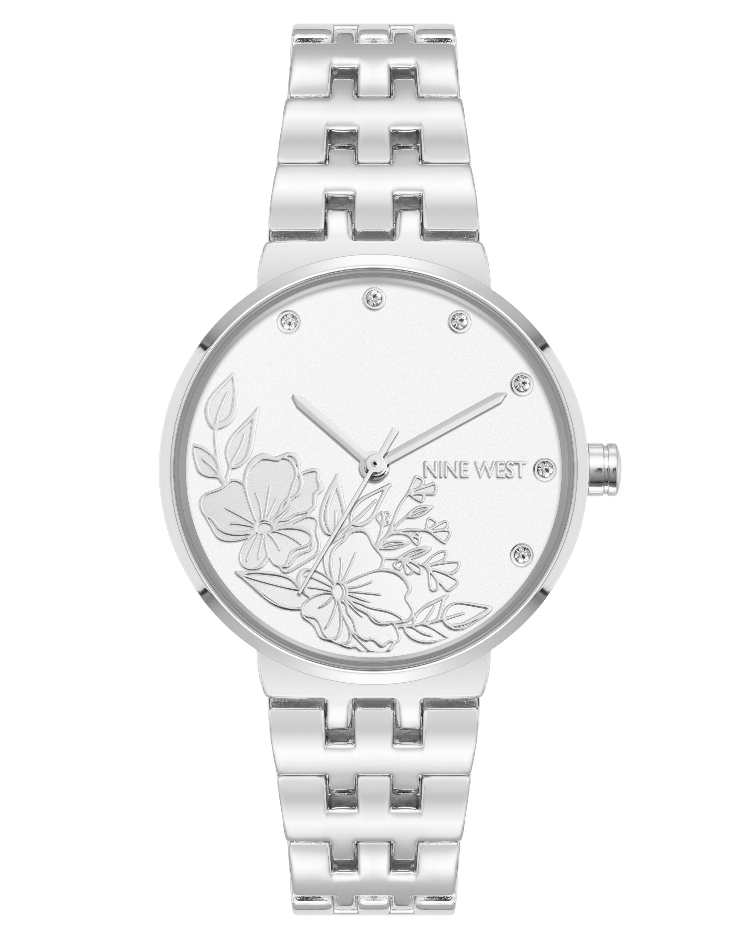 Elegant Floral Dial Watch