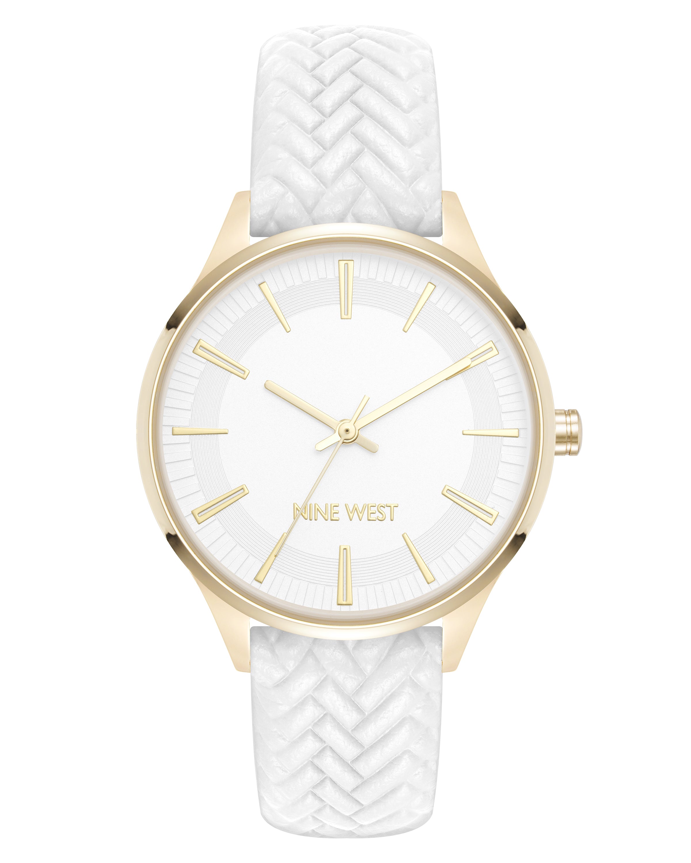 Chevron Pattern Strap Watch