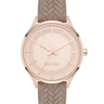 Chevron Pattern Strap Watch