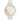 Pink Floral Dial Strap Watch