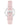 Pink Floral Dial Strap Watch