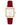 Square Strap Watch with Crystal Accents
