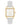 Square Strap Watch with Crystal Accents
