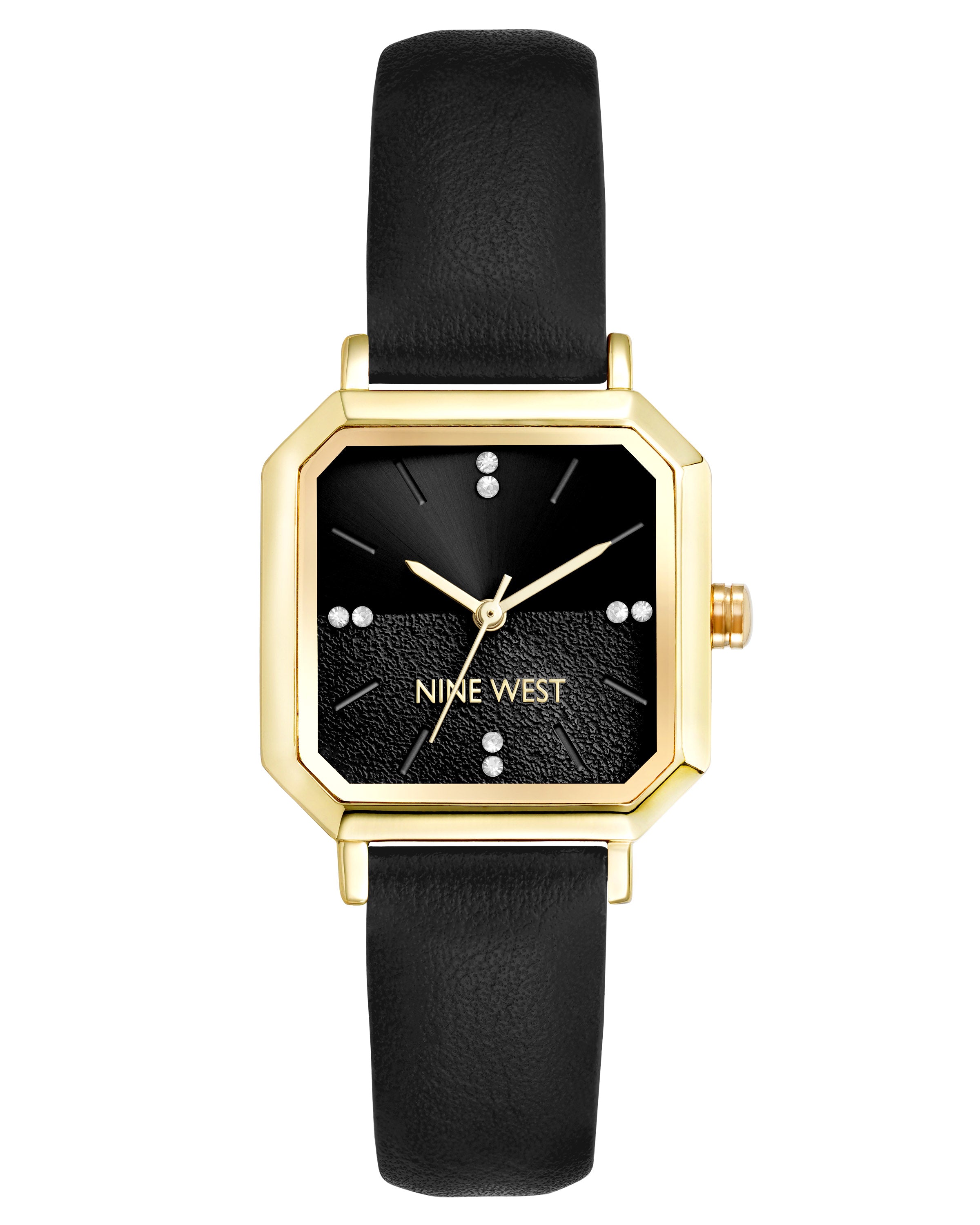 Octagonal Case Strap Watch
