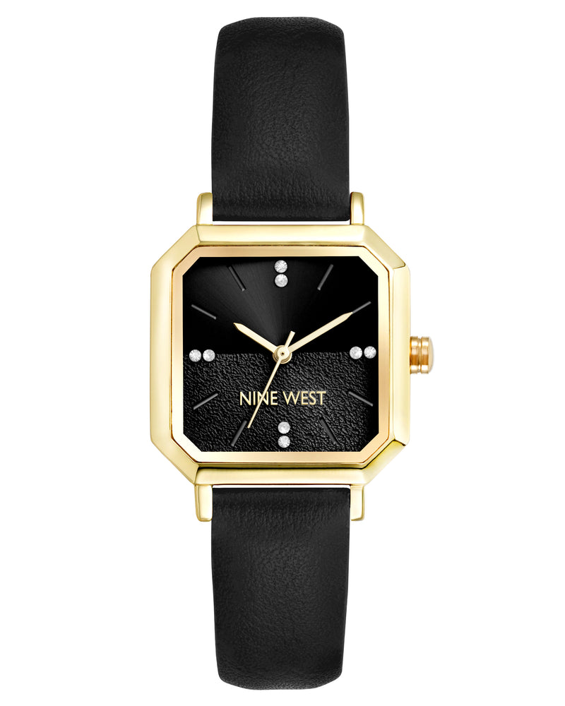 Octagonal Case Strap Watch