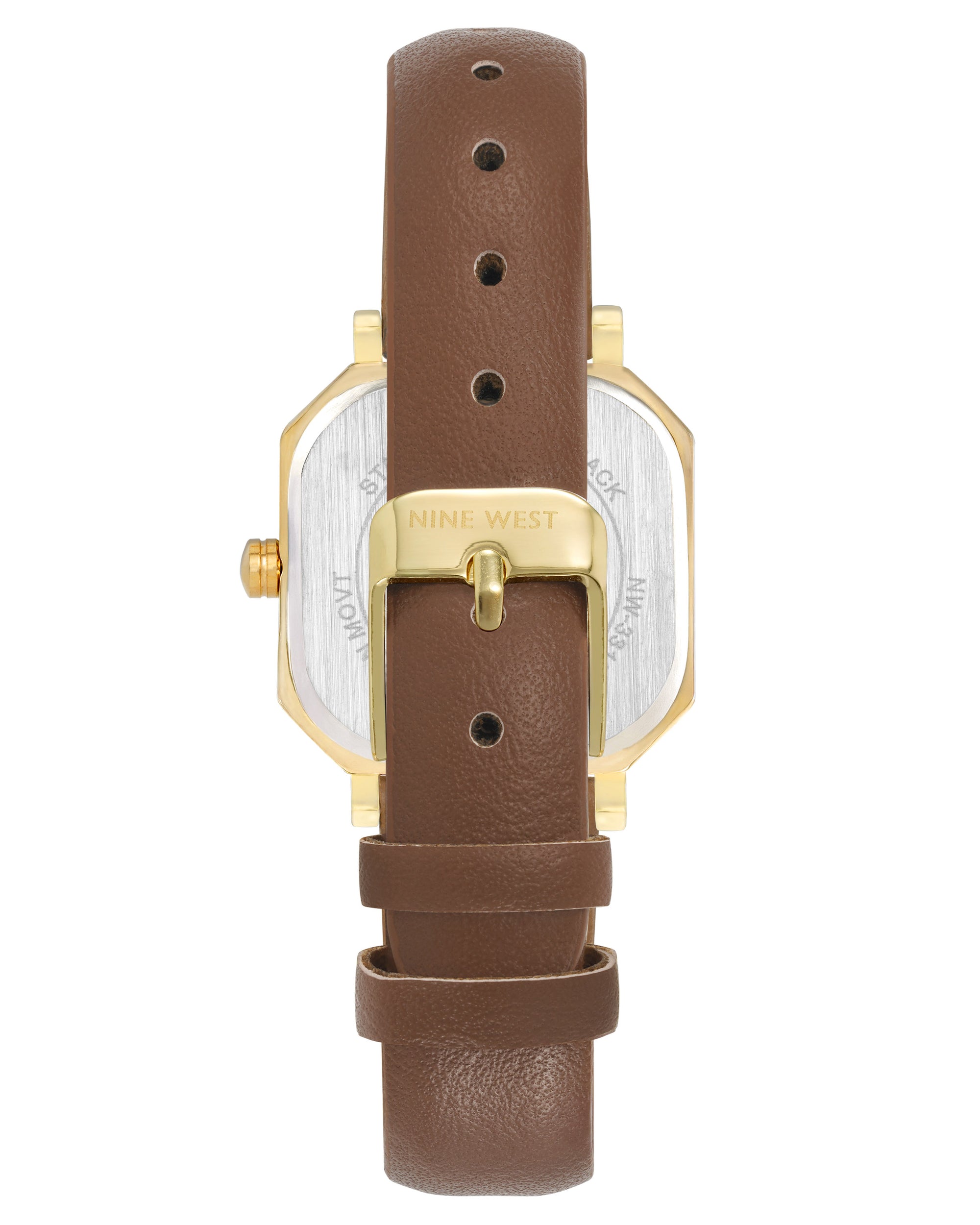 Octagonal Case Strap Watch