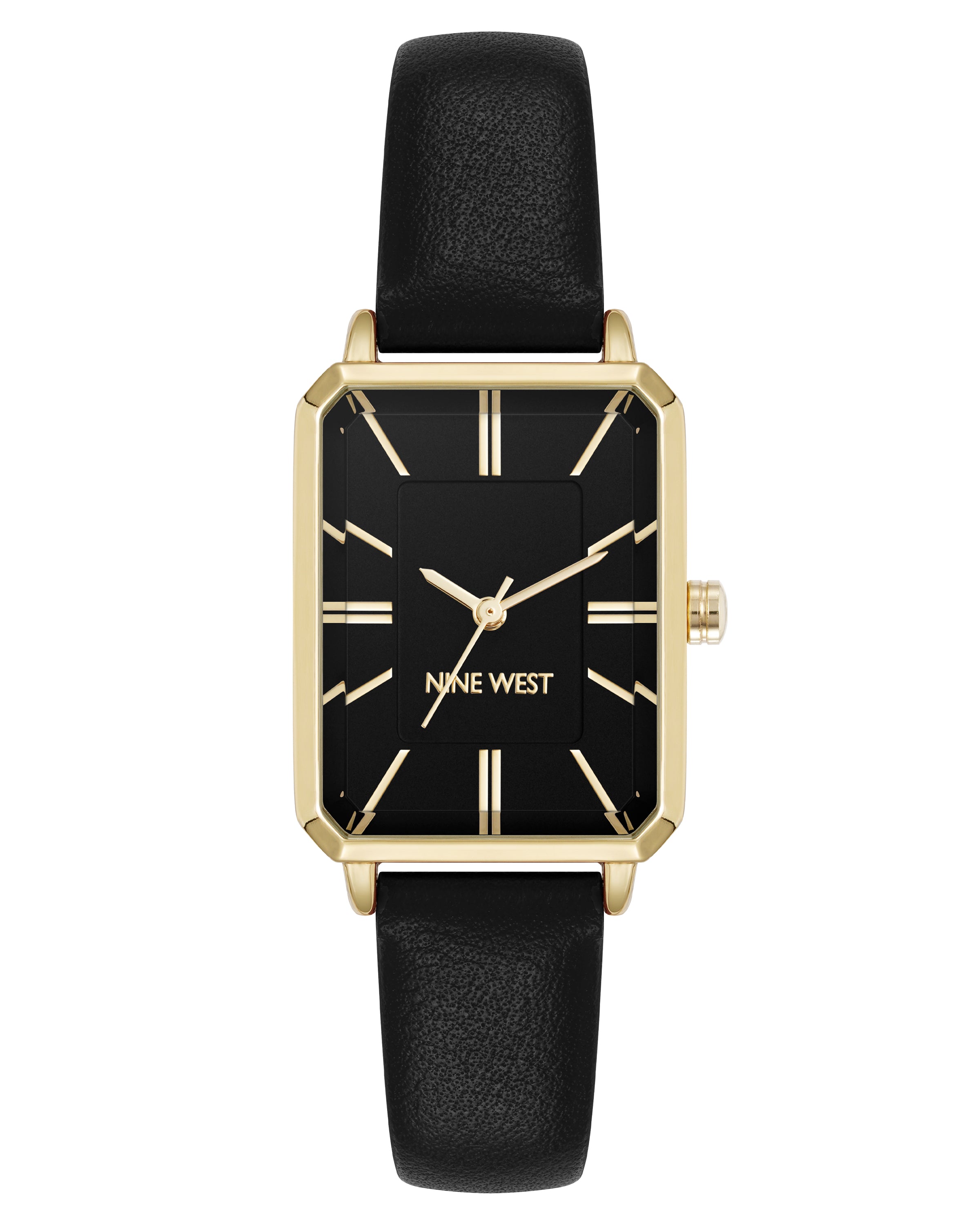Elegant Rectangular Case Strap Watch