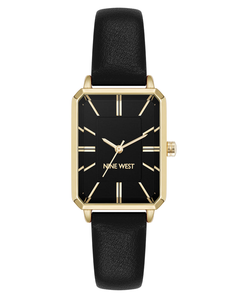 Elegant Rectangular Case Strap Watch
