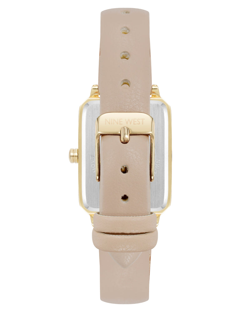 Elegant Rectangular Case Strap Watch