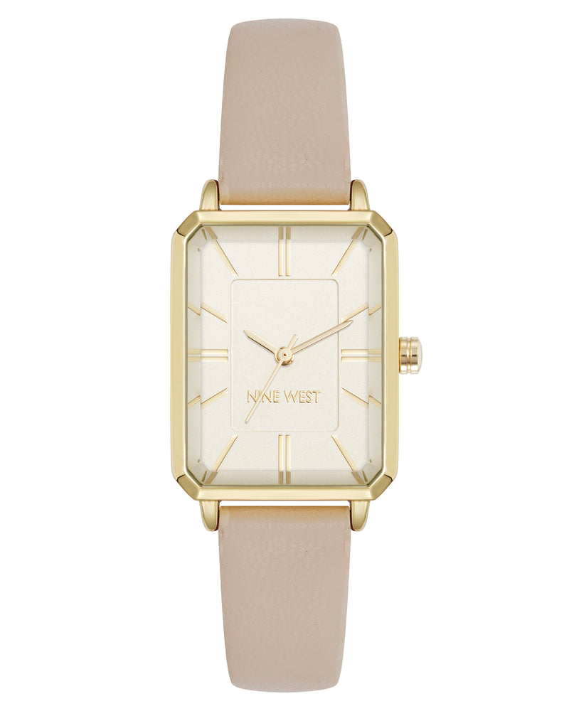 Elegant Rectangular Case Strap Watch