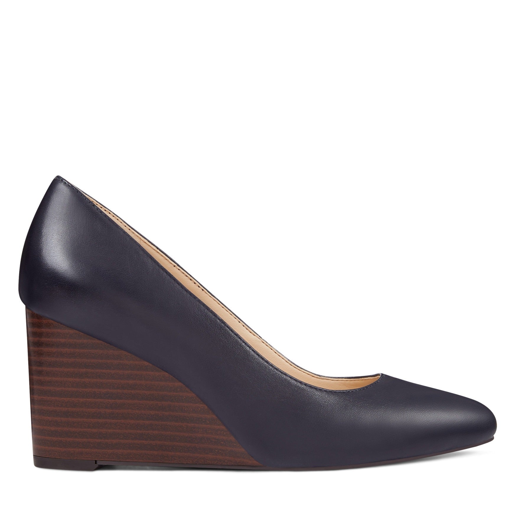 Jazzin Almond Toe Wedges