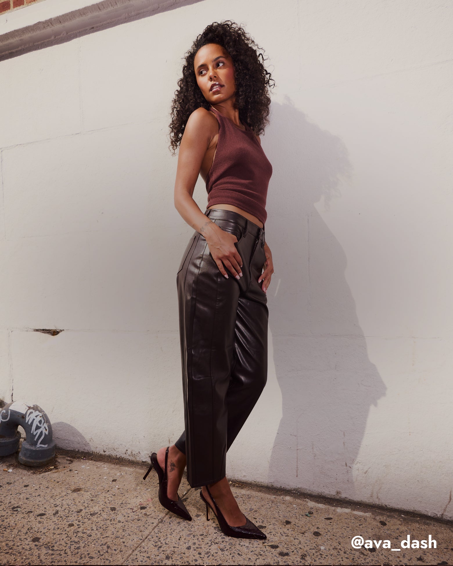 Editorial banner featuring Ava Dash styles