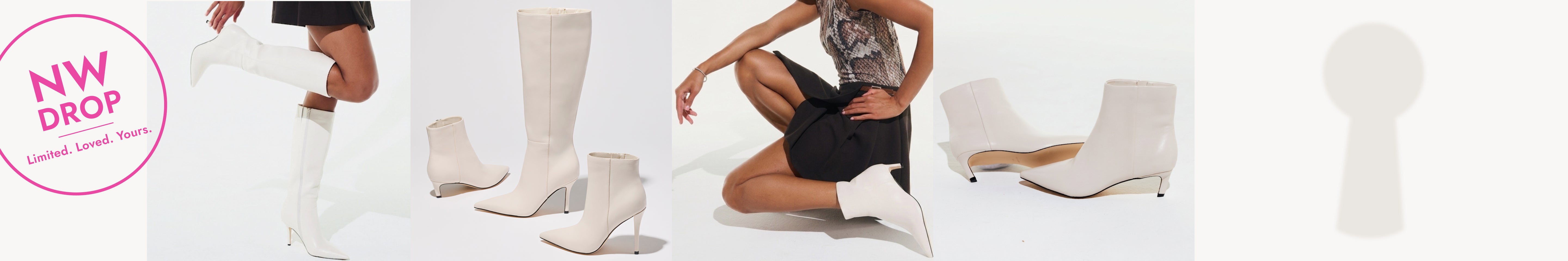Editorial banner featuring Cloud White Collection