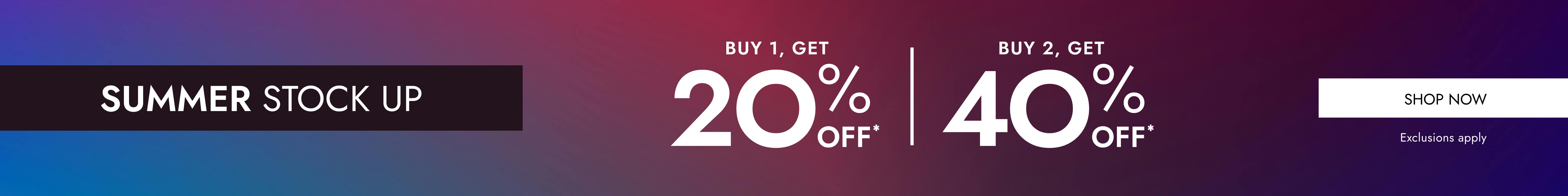 Nine West - Summer Stock Up - Buy 1, Get 20% Off*, Buy 2, Get 40% Off* - Shop Now