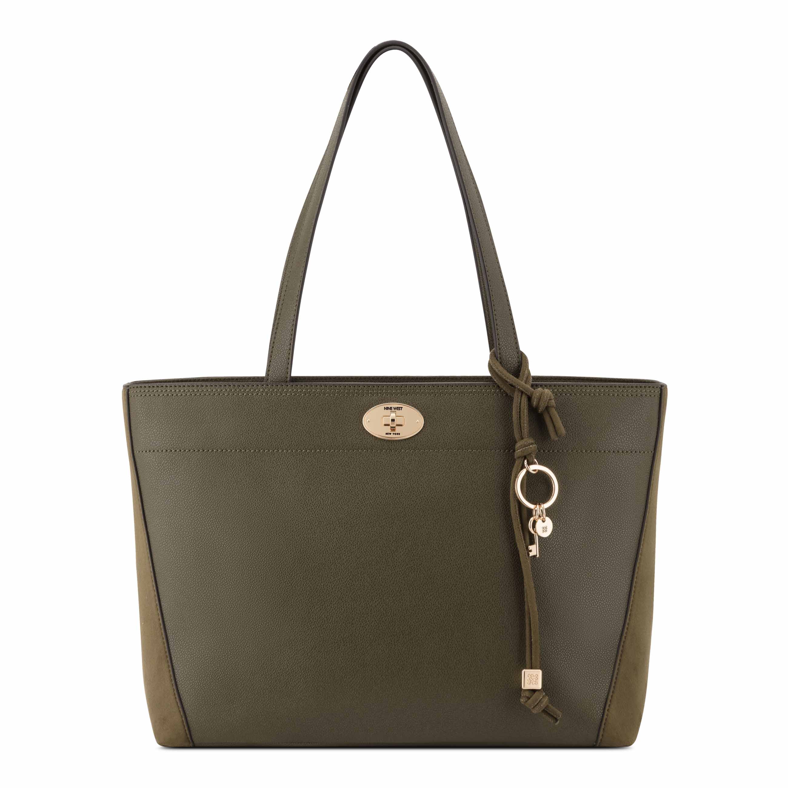 Khora Laptop Tote - Dark Olive | Nine West